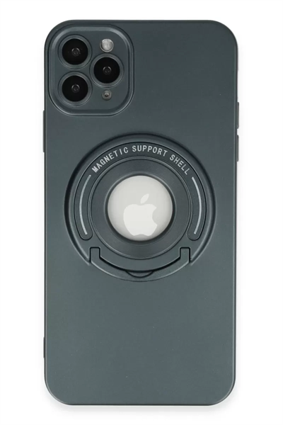 Apple iPhone 12 Pro Kılıf Lukka Magneticsafe Kapak - Koyu Yeşil