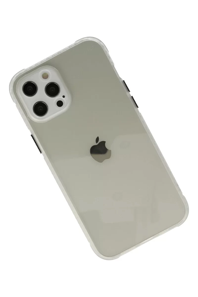 Apple iPhone 12 Pro Kılıf Miami Şeffaf Silikon - Şeffaf
