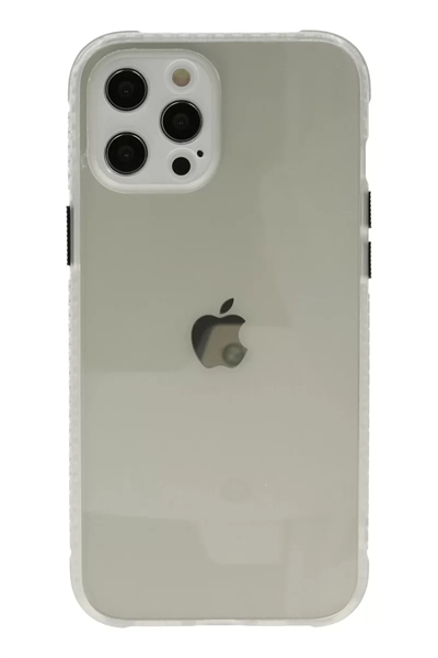 Apple iPhone 12 Pro Kılıf Miami Şeffaf Silikon - Şeffaf