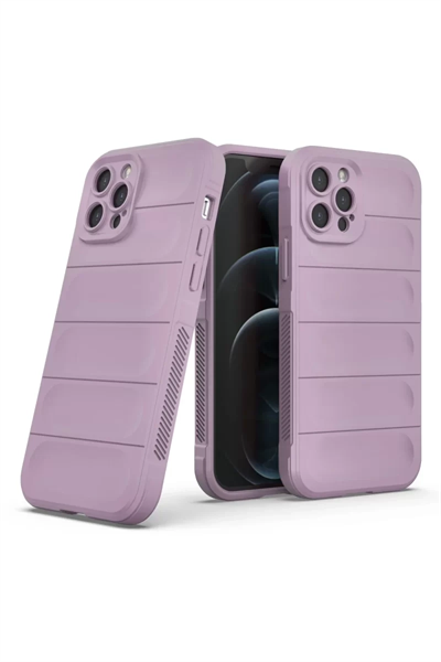Apple iPhone 12 Pro Kılıf Optimum Silikon - Mor