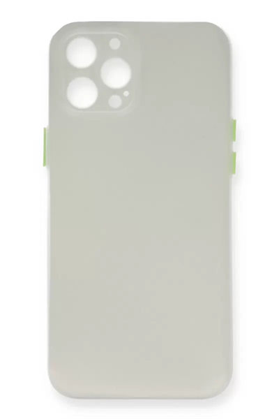 Apple iPhone 12 Pro Kılıf PP Ultra İnce Kapak - Beyaz
