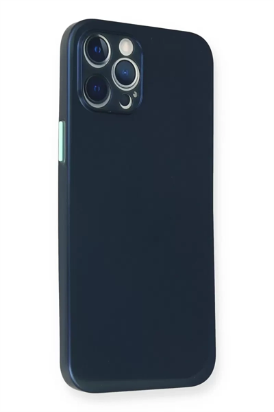 Apple iPhone 12 Pro Kılıf PP Ultra İnce Kapak - Mavi