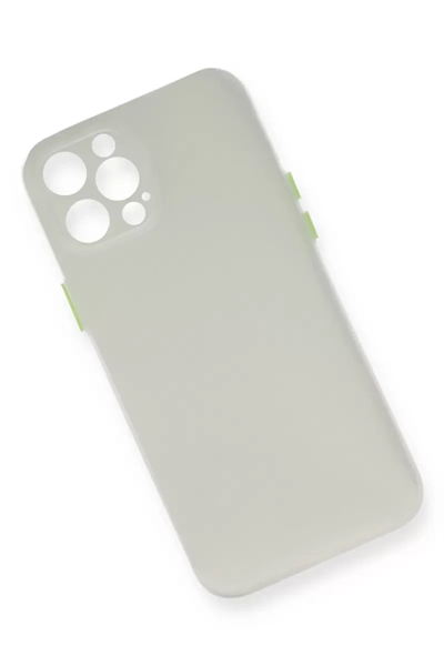 Apple iPhone 12 Pro Kılıf PP Ultra İnce Kapak - Beyaz