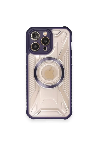 Apple iPhone 12 Pro Kılıf Prag Magneticsafe Kapak - Derin Mor