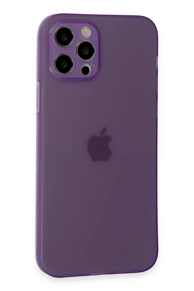 Apple iPhone 12 Pro Kılıf Puma Silikon - Koyu Mor