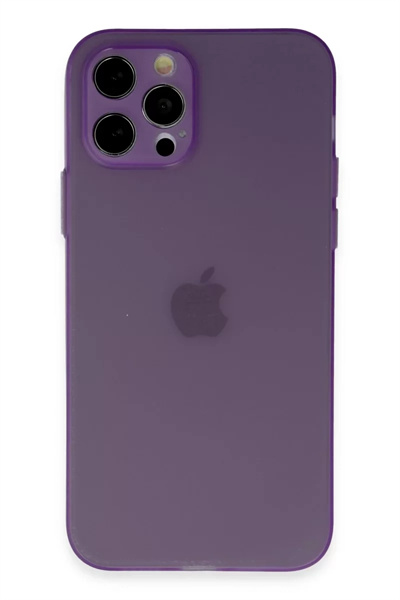 Apple iPhone 12 Pro Kılıf Puma Silikon - Koyu Mor