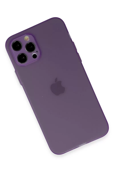 Apple iPhone 12 Pro Kılıf Puma Silikon - Koyu Mor
