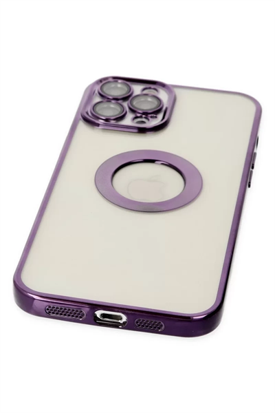 Apple iPhone 12 Pro Kılıf Slot Silikon - Mor