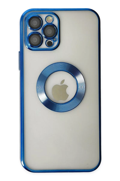 Apple iPhone 12 Pro Kılıf Slot Silikon - Mavi