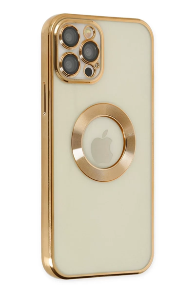 Apple iPhone 12 Pro Kılıf Slot Silikon - Gold