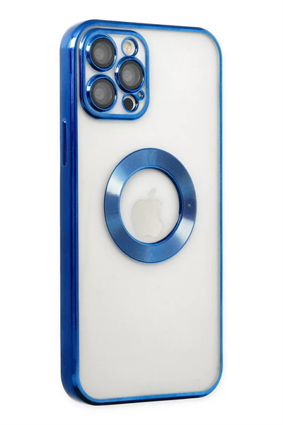 Apple iPhone 12 Pro Kılıf Slot Silikon - Mavi