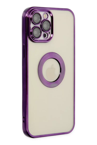 Apple iPhone 12 Pro Kılıf Slot Silikon - Mor
