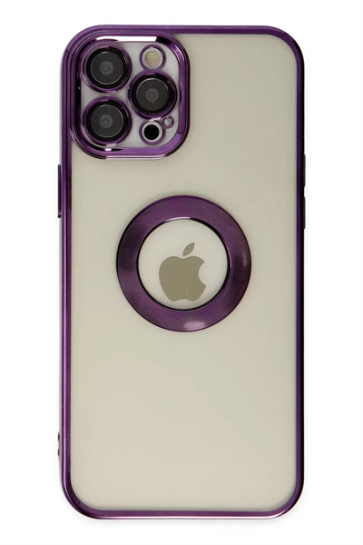Apple iPhone 12 Pro Kılıf Slot Silikon - Mor