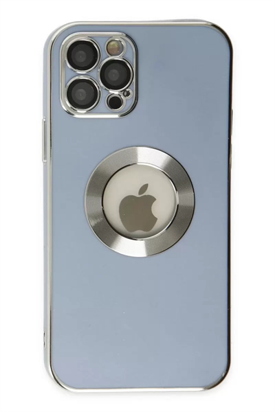 Apple iPhone 12 Pro Kılıf Store Silikon - Sierra Blue