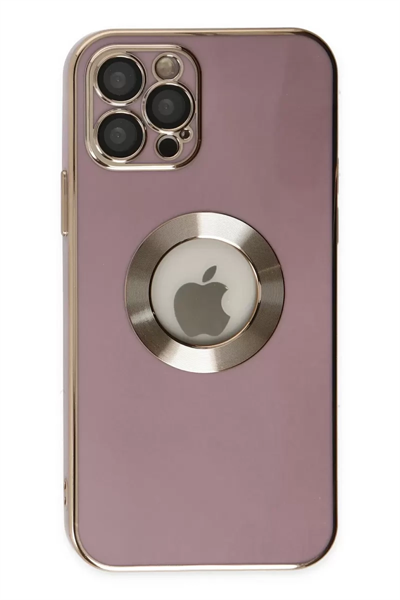 Apple iPhone 12 Pro Kılıf Store Silikon - Mor