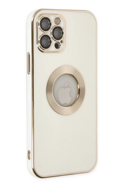 Apple iPhone 12 Pro Kılıf Store Silikon - Beyaz