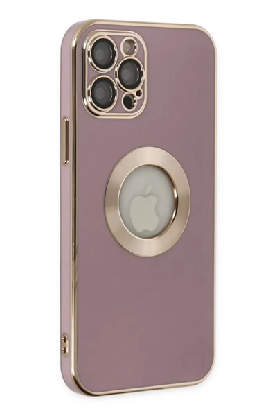 Apple iPhone 12 Pro Kılıf Store Silikon - Mor