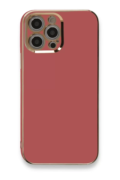 Apple iPhone 12 Pro Kılıf Volet Silikon - Kırmızı