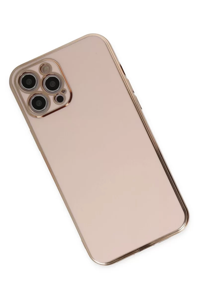 Apple iPhone 12 Pro Kılıf Volet Silikon - Pembe