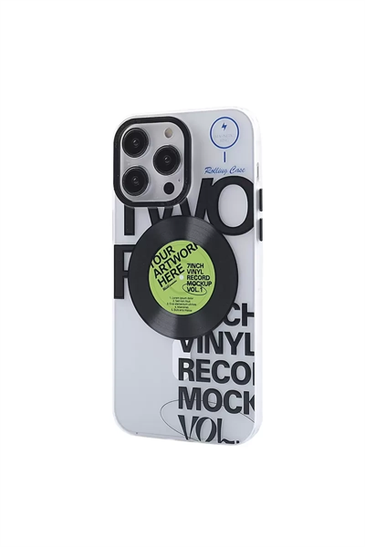 Apple iPhone 12 Pro Max Kılıf Apollo Magneticsafe Desenli Kapak - Apollo Şeffaf - 5