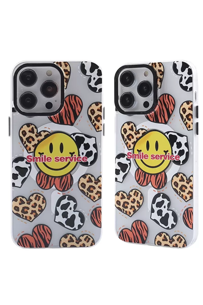 Apple iPhone 12 Pro Max Kılıf Apollo Magneticsafe Desenli Kapak - Apollo Şeffaf - 2
