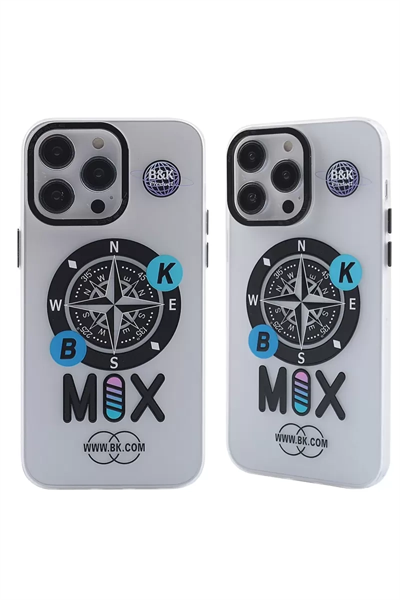 Apple iPhone 12 Pro Max Kılıf Apollo Magneticsafe Desenli Kapak - Apollo Şeffaf - 3