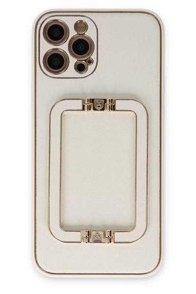Apple iPhone 12 Pro Max Kılıf Coco Elit Kapak - Beyaz