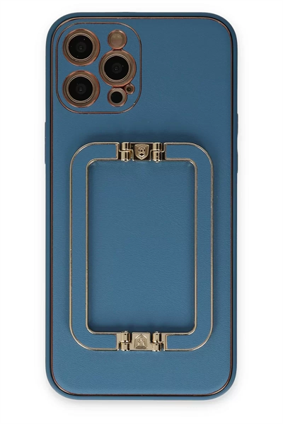 Apple iPhone 12 Pro Max Kılıf Coco Elit Kapak - Mavi