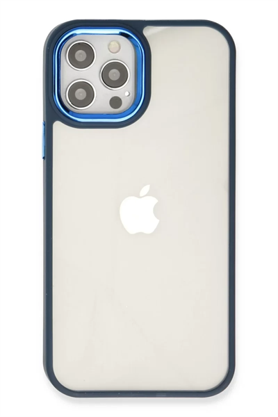 Apple iPhone 12 Pro Max Kılıf Dora Kapak - Mavi