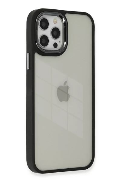 Apple iPhone 12 Pro Max Kılıf Dora Kapak - Siyah