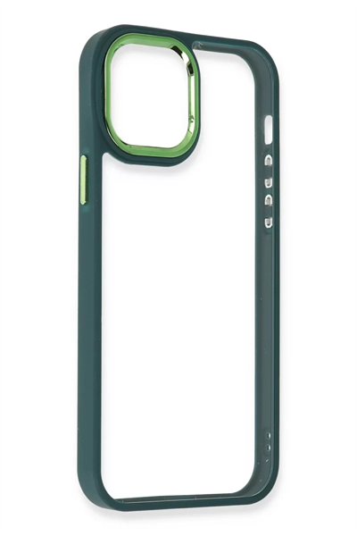Apple iPhone 12 Pro Max Kılıf Dora Kapak - Haki Yeşil