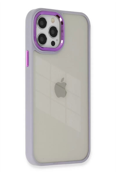 Apple iPhone 12 Pro Max Kılıf Dora Kapak - Lila
