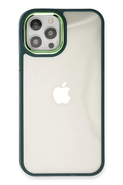 Apple iPhone 12 Pro Max Kılıf Dora Kapak - Haki Yeşil