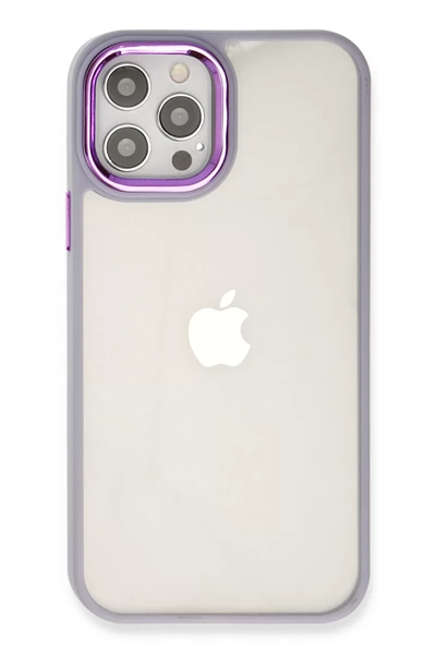 Apple iPhone 12 Pro Max Kılıf Dora Kapak - Lila