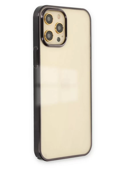 Apple iPhone 12 Pro Max Kılıf Element Silikon - Siyah