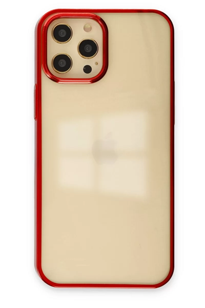 Apple iPhone 12 Pro Max Kılıf Element Silikon - Kırmızı
