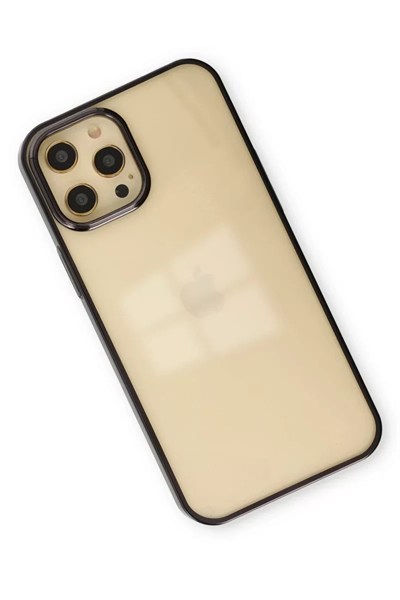 Apple iPhone 12 Pro Max Kılıf Element Silikon - Siyah