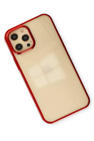 Apple iPhone 12 Pro Max Kılıf Element Silikon - Kırmızı