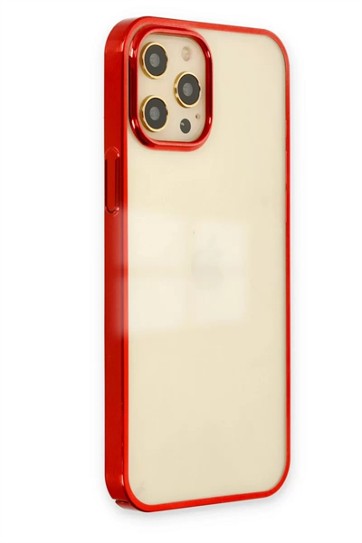 Apple iPhone 12 Pro Max Kılıf Element Silikon - Kırmızı