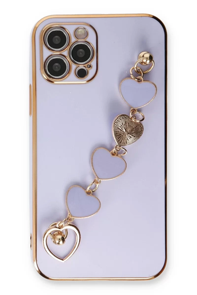 Apple iPhone 12 Pro Max Kılıf Esila Silikon - Lila