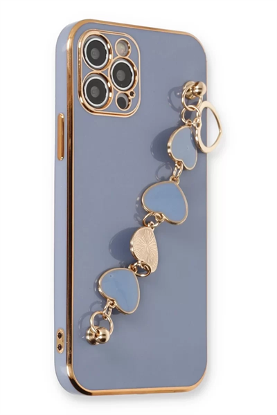 Apple iPhone 12 Pro Max Kılıf Esila Silikon - Gri