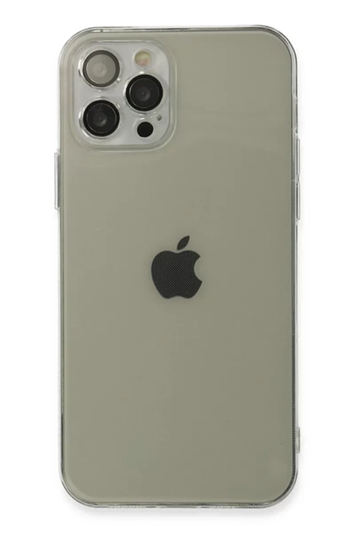 Apple iPhone 12 Pro Max Kılıf Fly Lens Silikon - Şeffaf