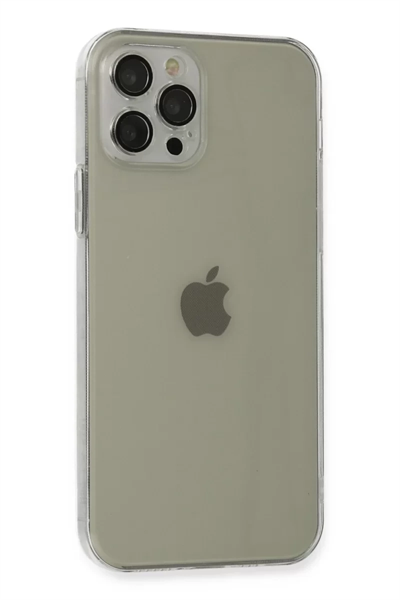 Apple iPhone 12 Pro Max Kılıf Fly Lens Silikon - Şeffaf