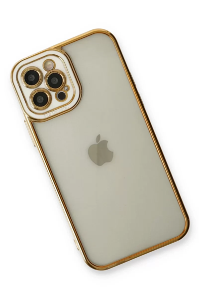 Apple iPhone 12 Pro Max Kılıf Liva Lens Silikon - Beyaz