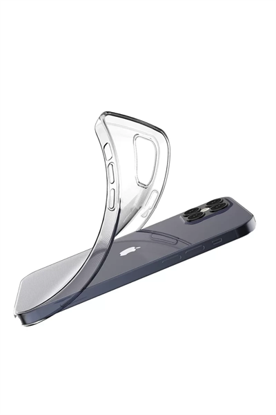 Apple iPhone 12 Pro Max Kılıf Lüx Şeffaf Silikon