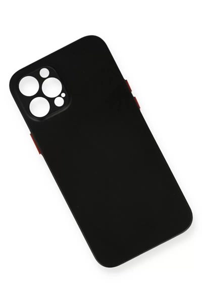 Apple iPhone 12 Pro Max Kılıf PP Ultra İnce Kapak - Siyah