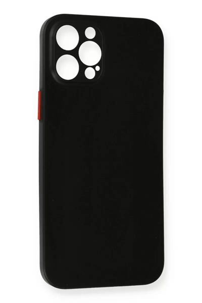 Apple iPhone 12 Pro Max Kılıf PP Ultra İnce Kapak - Siyah