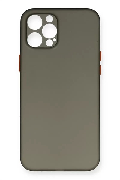 Apple iPhone 12 Pro Max Kılıf PP Ultra İnce Kapak - Gri