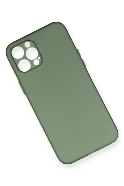 Apple iPhone 12 Pro Max Kılıf PP Ultra İnce Kapak - Yeşil