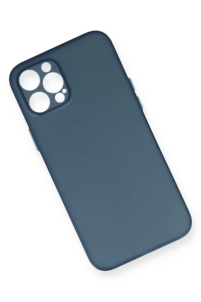 Apple iPhone 12 Pro Max Kılıf PP Ultra İnce Kapak - Mavi
